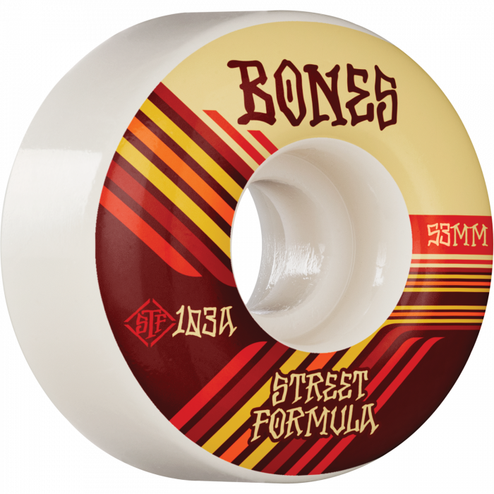 BONES STF V4 RETROS 53mm 103A WHT