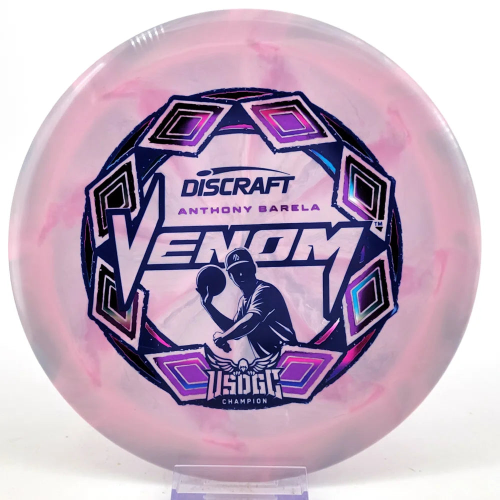 Discraft 2025 USDGC Anthony Barela Swirl Venom "Pop Top"