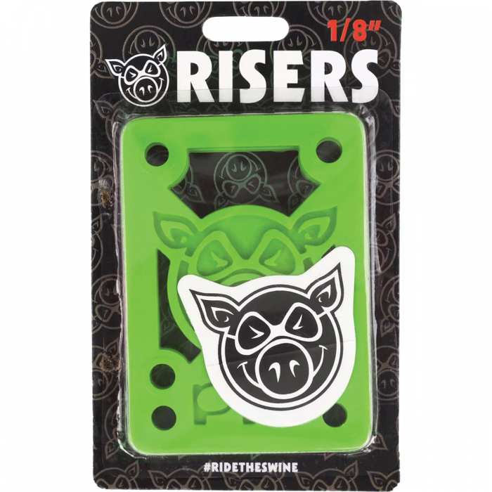 PIG PILES 1/8" HARD RISERS GREEN