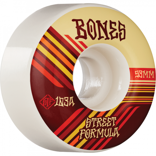 BONES STF V4 RETROS 53mm 103A WHT