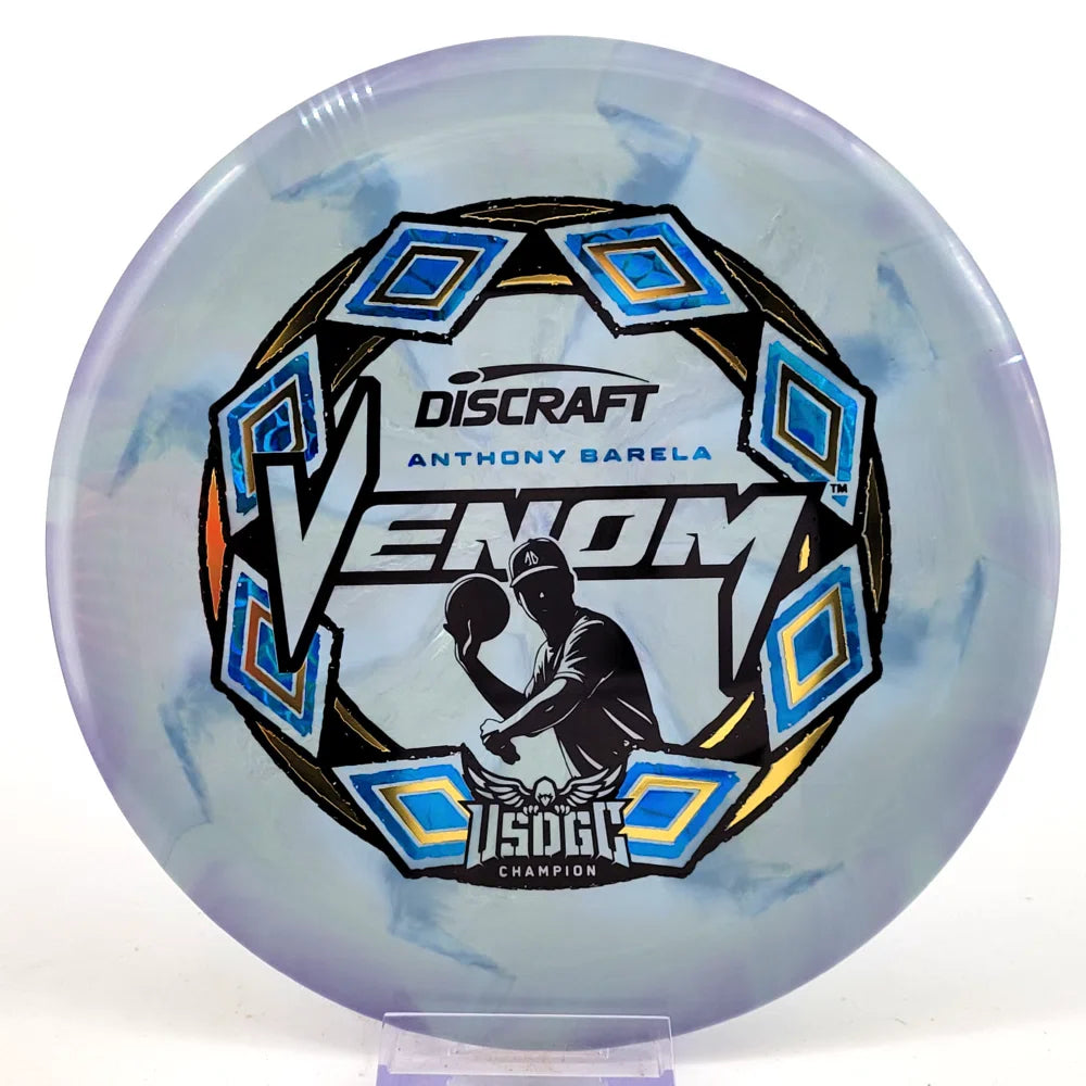 Discraft 2025 USDGC Anthony Barela Swirl Venom "Pop Top"