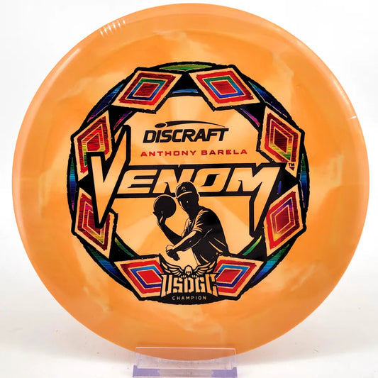 Discraft 2025 USDGC Anthony Barela Swirl Venom "Pop Top"