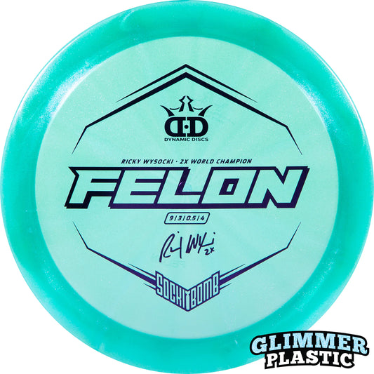 Dynamic Discs Lucid Ice Glimmer SockiBomb Felon