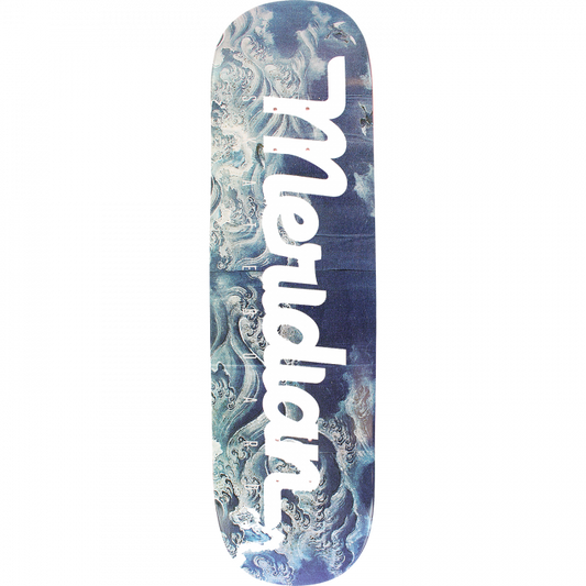 MERIDIAN UNKNOWN SEA SCRIPT DECK-8.12 CYAN