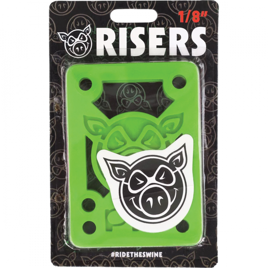 PIG PILES 1/8" HARD RISERS GREEN