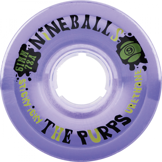 SEC9 NINEBALLS 61mm 78a CLEAR PURPLE