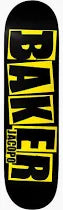 BAKER CAROZZI BRAND LOGO DANGER DECK-8.0 YELLOW