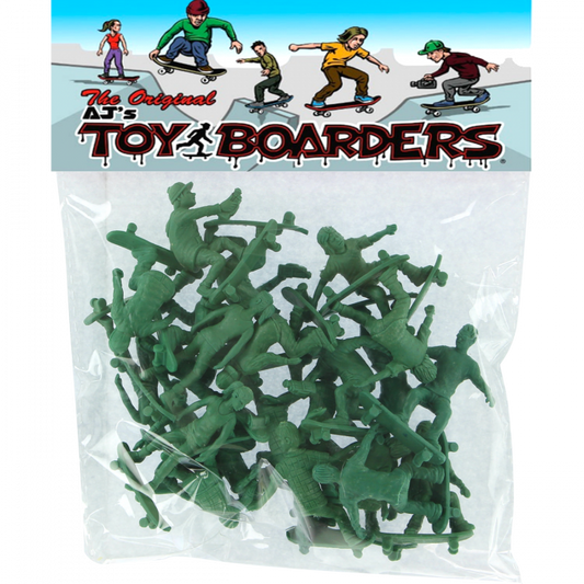 TOY BOARDERS SKATE SERIES II FIGURES GREEN 24pc