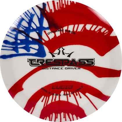 Dynamic Discs Lucid Trespass MyDye American Flag